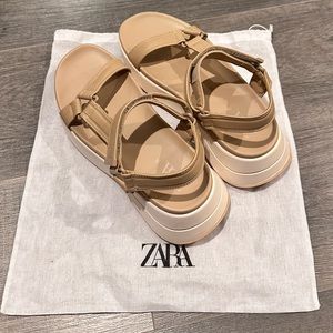 ZARA Sports Sandals| Platform Sandals| Summer Sandals| Size 8| Ladies Sandals